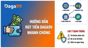 Người chơi truy cập link vào Daga99 uy tín để rút tiền