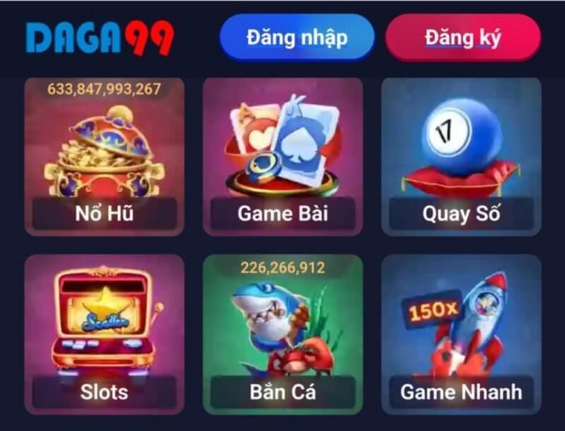 Nhấn đăng ký Daga99 ngay để có tài khoản

